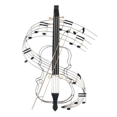 Melodie der Violine - 49x68cm, Metall, Handarbeit, von Artishoque10