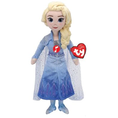 Plüschfigur Disney Frozen 2 - Elsa Prinzessin mit Sound - 40 cm