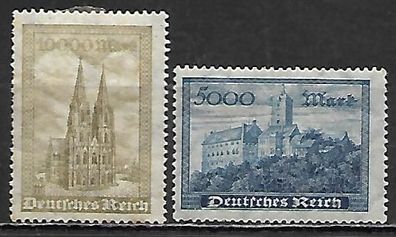 Deutsches Reich postfrisch Michel-Nummer 261-262