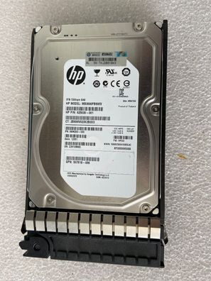 HP 3TB SAS Festplatte 7,2K 3,5" HDD 6 Gbps 628182-001 695507-003 HotSwap Rahmen