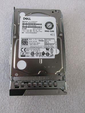 Dell 300 GB Festplatte / HDD 15K, 12 Gbps SAS, 2,5", 0377CF mit 0DXD9H Caddy