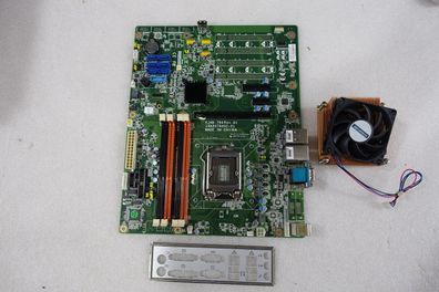 Advantech AIMB-784 Rev. A1 Motherboard w/ I/ O Shield, LGA1150, Kühlkörper mit Fan