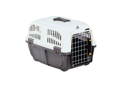Nobby Transportbox "Skudo 3 IATA"grau / creme 60 x 40 x 39 Hund Katze Cat Dog