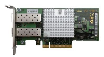 Fujitsu D2755-A11, Intel X520-DA2, 2-Port 10Gitb SFP + , Low Profile LP