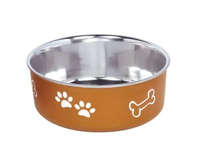 Nobby Hundenapf FUSION - Edelstahl Kunststoff - Fressnapf Wassern 16 cm 0,94 ltr