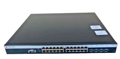 Enterasys C3G124-24P Switch, 24 x GBit RJ45 PoE, 4x SFP, ClassB, Rackmountwinkel