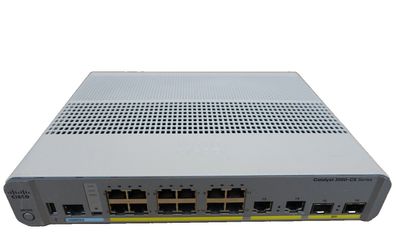Cisco Switch WS-C3560CX-12TC-S, 12 x RJ45 GBit, 4 x SFP GBit, SW 15.2(x)xx
