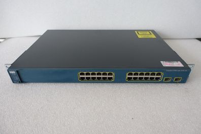 Cisco Switch WS-C3560-24PS-S, 24 x FE PoE, 2 x SFP, RMK, SW 12.2(35)SEx, RMK
