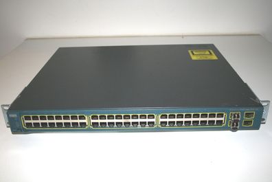 Cisco Switch WS-C3560-48PS-S, 48 x FE PoE, 4 x SFP, RMK, SW 12.2(35)SEx, RMK