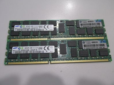HP / Samsung 32GB RAM (2 x 16GB) 2Rx4 PC3-14900R M386B2G70DB0 - 712383-081 - ECC