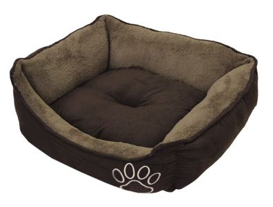 Nobby Komfortbett eckig Classic "MERO"braun 87 x 70 x 20 cm Hud Dog Bett Kissen