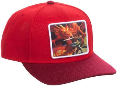 Offizielle D&D Dungeons & Dragons Rote Dragon Snapback Cap Kappe - Made in Kanada