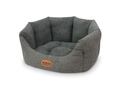 Nobby Komfort Bett oval "JOSI"grau 86 x 70 x 24 cm Hund Dog