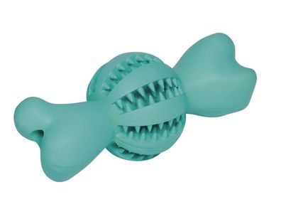 Nobby Vollgummi Ball mit Knochen "DENTAL LINE"18 cm Hund Spielzeug Kauen