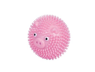 Nobby TPR Noppen Ball "Pig"pink 6,5 cm Hund Spielzeug Kauen schwimmt