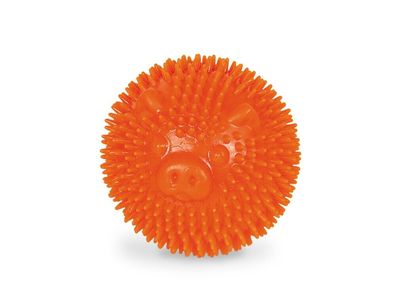 Nobby TPR Noppen Ball "Pig"orange 6,5 cm Hund Spielzeug Kauen schwimmt