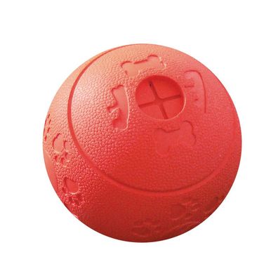 Nobby Vollgummi Snackball rot 11 cm Hund Dog Ball Snack Zahnpflege
