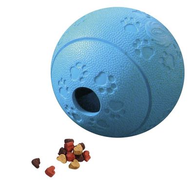 Nobby Vollgummi Snackball blau 11 cm Hund Dog