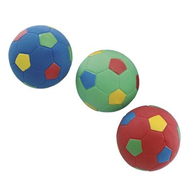 Nobby Latex Fussballmehrfarbig 8 cm Hund Spielzeug Kauen