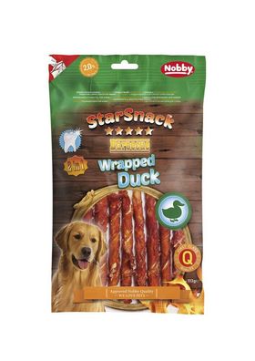 Nobby StarSnack Barbecue Wrapped Duck 113 g Hund Dog Snack Leckerlie