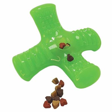 Nobby TPR Snack Kreuz14,5 cm Hund Spielzeug Kauen Leckerlie