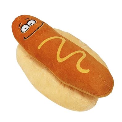 Nobby Pl?sch Hot Dog "Classic"20 cm Hund Spielzeug Kauen