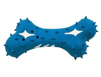 Nobby Vollgummi Kuehl-Knochen16 cm Hund Spielzeug Kauen