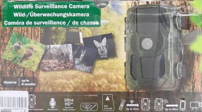 Wild Überwachungskamera Infrarot Blitz Bewegungsmelder Fernbedienung camouflage