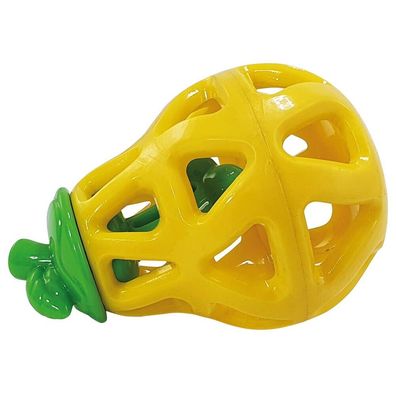 Nobby TPR Snack Birnegelb; 13 cm Hund Spielzeug Kauen Leckerlie