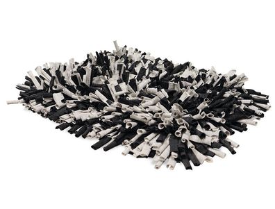 Nobby Kissen Schnueffelmattegrau-schwarz 56 x 44 cm Hund Katze Futter Leckerlie