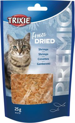 25g Freeze Dried Shrimps Snack Leckerlie Katze