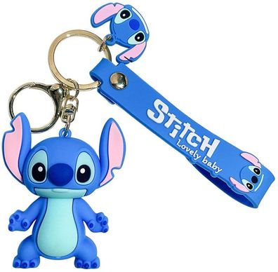 Stitch Schlüsselanhänger Schlüsselring Lilo & Stitch Cartoon Schlüsselbund Keychain
