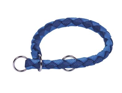 Nobby Würger Halsband Zug-Stopp-Halsband Corda blau/ hellblau 30-36 cm 12 mm