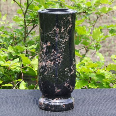 Vase Blumenvase Grabvase Gartenvase Granitvase Friedhof-Vase Aurora