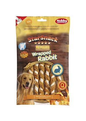 Nobby Hund Snack Leckerlie StarSnack Barbecue Wrapped Rabbit 113 g
