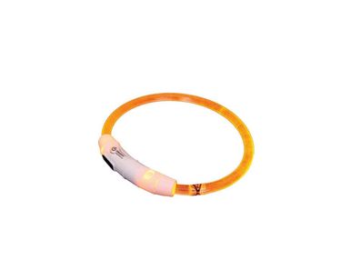Nobby euchtring Leuchtschlauch Halsband LED orange S 7 mm; 35 cm