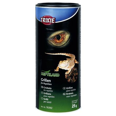 Trixie Grillen, getrocknet, 25 g / 250 ml Kleins?uger Nagetiere Reptilien