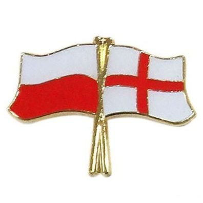 Pin Fahnenstift Polen-England