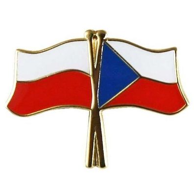 Knöpfe Pin Flaggenstift Polen-Tschechische Republik