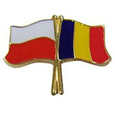 Pin Fahnenstift Polen-Rumänien
