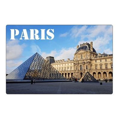 Paris Louvre Kühlschrankmagnet Frankreich