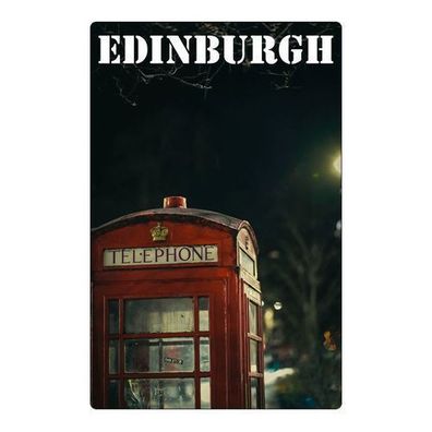 Edinburgh Telefonzelle Kühlschrankmagnet Vereinigte Königreich