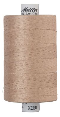 Mettler Silk Finish Cotton 40, Quilten, Sticken, Nähen, Klöppeln, 1000 m, Fb 260