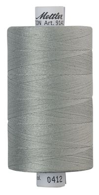 Mettler Silk Finish Cotton 40, Quilten, Sticken, Nähen, Klöppeln, 1000 m, Fb 412
