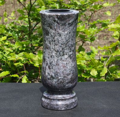 Vase Steinvase Grabvase Blumen-Vase Granitvase aus Granit Orion