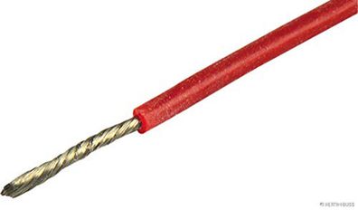 HERTH + BUSS Kabel 1-adrig, hochflexible E 0,75 mm&sup2; , rot