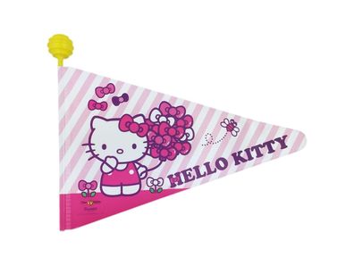 BIKE Fashion Sicherheitswimpel Damit Ihr "Hello Kitty", doppelte Folie