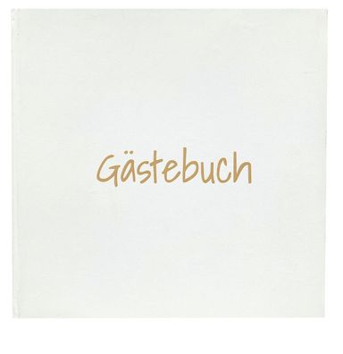 Güss Gästebuch 80 S. Hardcover elfenbein 20x20cm