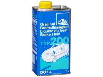ATE Bremsflüssigkeit "Typ 200" D0T4, ISO 1 l Dose