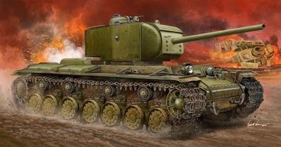 Trumpeter Russian Tiger KV-220 Heavy Tank 9365553 in 1:35 Trumpeter 5553 05553